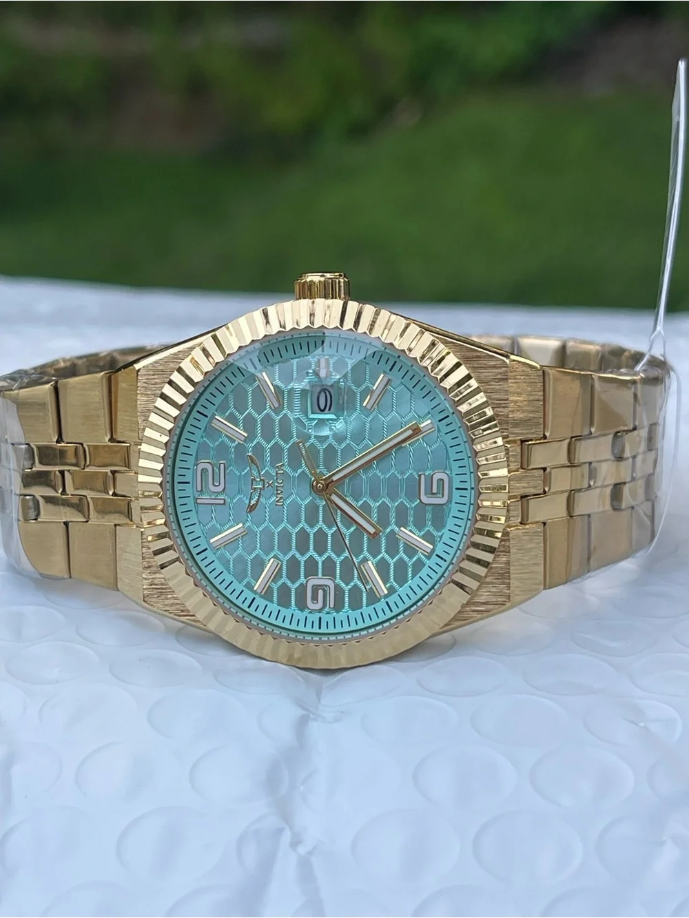 Invicta Specialty I by Invicta Men's Watch - 40mm, Gold , Light Blue Dial